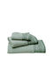 Anna Riska 3pc Bath Towel Set Nefeli 432166 30x50cm. Mint Weight 600gr/m²