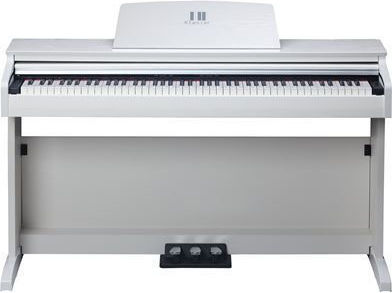 Klavier Electric Stage Piano NAKA03KL00003 with 88 Weighted Keys and Silent Mode and Built-in Speakers White