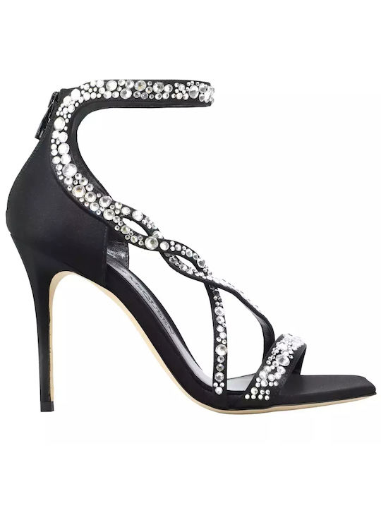Leder Sandalen Schwarz
