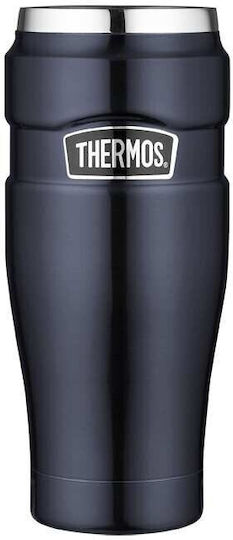 Thermos Sticlă Termos Oțel inoxidabil 470ml Albastru