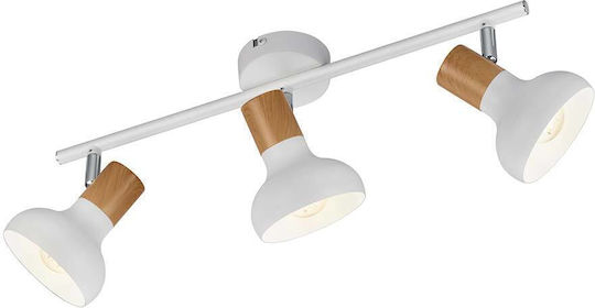 Trio Lighting Triple Spot with Socket E14 in White Color Trio Lighting Triple Spot with Socket E14 in White Color