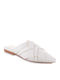 Flat Δερμάτινα Mules σε Λευκό Χρώμα