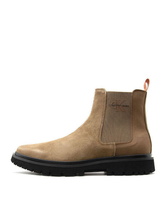 Suede Brown Chelsea Boots