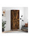 Boden-Kabinett Rauch Eiche 69.5x34x180cm