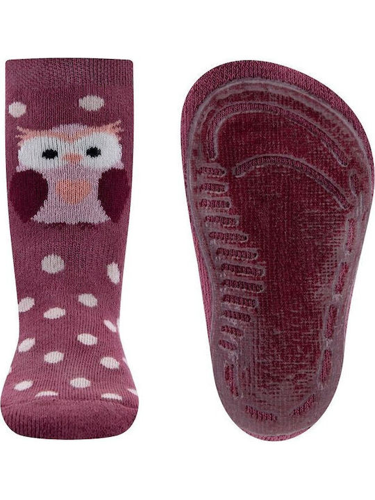 Ewers Kids' Slipper Socks Burgundy