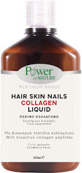 Power Health Hair Skin Nails Collagen Liquid 500ml 1 Piece Strawberry