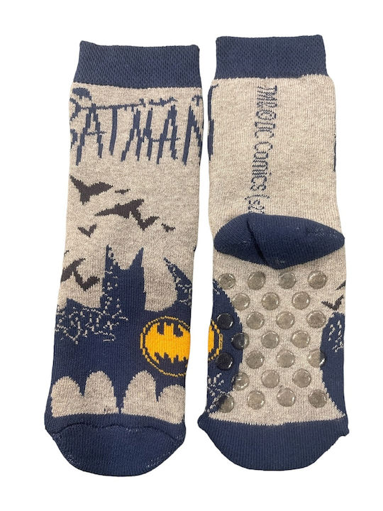 Disney Kindersocken Rutschfest Batman Gray