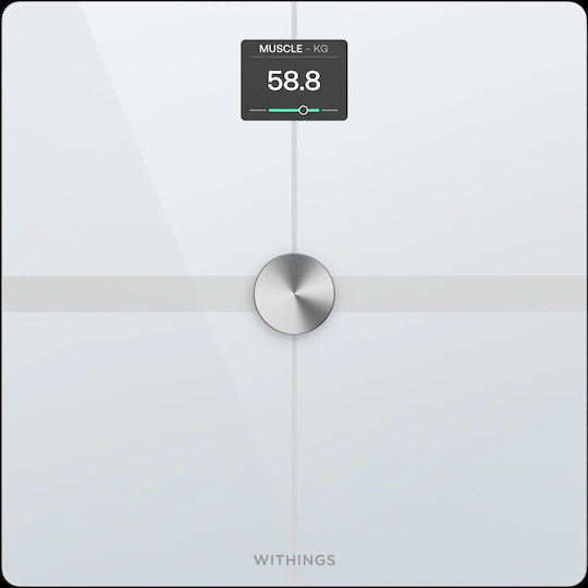 Withings Body Smart Bathroom Scale with Body Fat Counter White