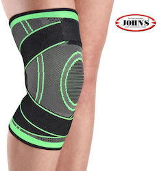 Johns Elastic Knee Brace Green 22328