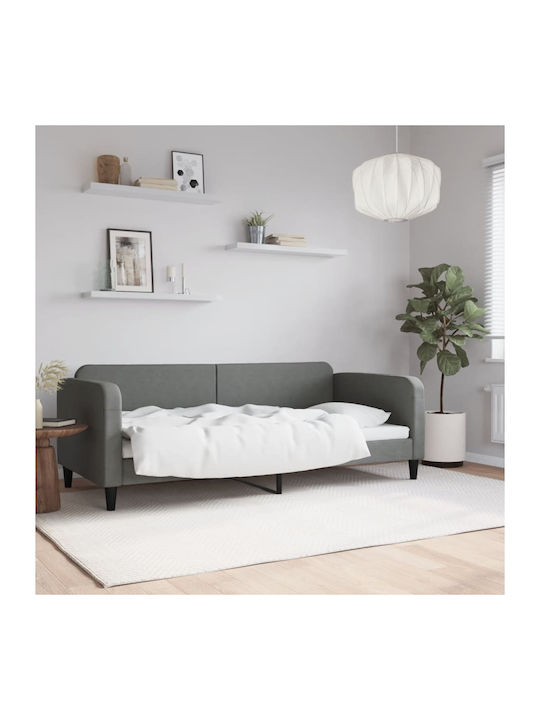 Sofa Bett Einzelbett Mit Stoff bezogen Gray mit...