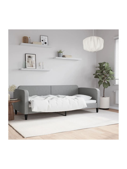 Sofa Bett Einzelbett Mit Stoff bezogen Gray mit...