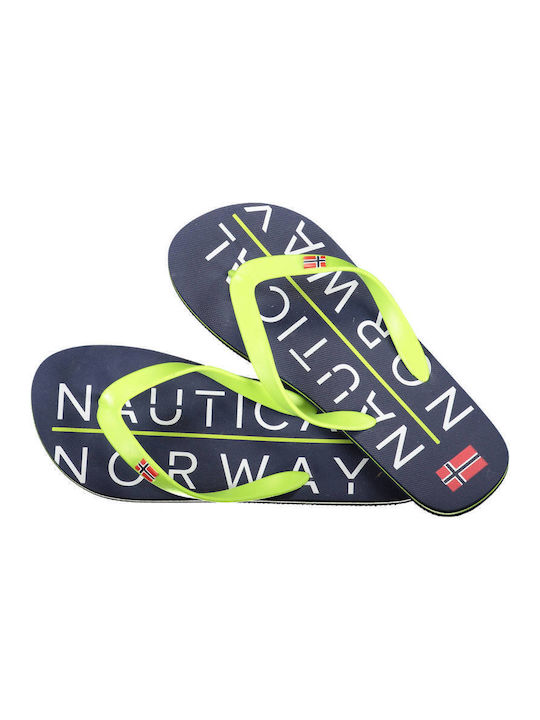 Squola Nautica Italiana Ανδρικά Flip Flops Κίτρινα