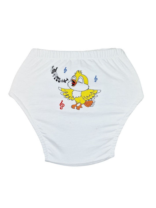 Poopes Kids Diaper Underwear White 1pcs