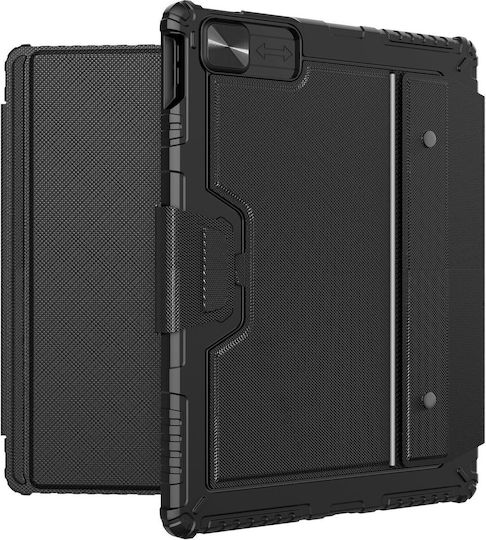 Nillkin Nillkin Bumper Combo Flip Cover with Keyboard in English US Black for iPad Pro 2020 12.9" / iPad Pro 2021 12.9" / iPad Pro 2022 12.9''