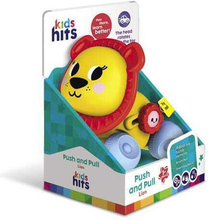 Kids Hits Pull-Along Toy Lion with Sounds for 12++ Months