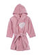 Nef-Nef Homeware Hooded Baby Bathrobe Pink