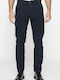 Trousers Chino Elastic in Regular Fit Navy Blue
