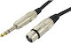 Cobra Cablu XLR de sex feminin - 6,3 mm de sex masculin Negru 10m CL030-10