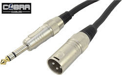 Cobra XLR male - XLR male 3m CL040-03