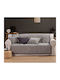 Nef-Nef Homeware Brand Three-Seater Sofa Throw 2 Sides Jacquard 170x300cm Gray