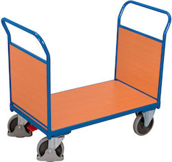 Variofit Platform Trolley for Weight Load up to 500kg Blue