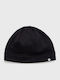 Beanie Unisex Fleece Σκούφος Πλεκτός σε Μαύρο χρώμα