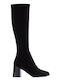 Xti Suede Women's Boots with Zipper Black