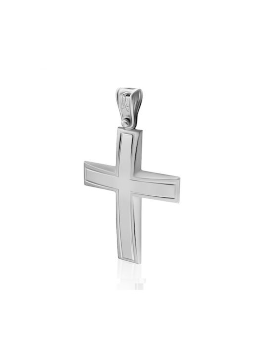 Chrilia White Gold Cross 14K