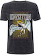 T-shirt Led Zeppelin Γκρι Βαμβακερό