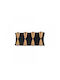 Modern Wall Lamp with Integrated LED and Warm White Light Black 19x8x4.5cm