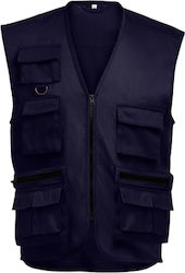 Adiavroxo (Work Aprons & Sleeves) Ανδρικό Γιλέκο Εργασίας Αδιάβροχο Navy Μπλε Adiavroxo (Work Aprons & Sleeves) Ανδρικό Γιλέκο Εργασίας Αδιάβροχο Navy Μπλε