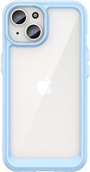 Hurtel Outer Space Coperta din spate Silicon rezistent Albastru (iPhone 15)