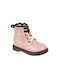 Adam's Shoes Kids Boots with Lace Pink