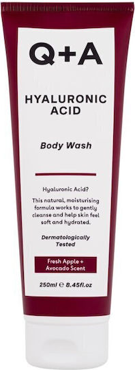 Q+A Natural Skincare Bubble Bath Gel with Hyaluronic Acid & Ocean Scent 250ml