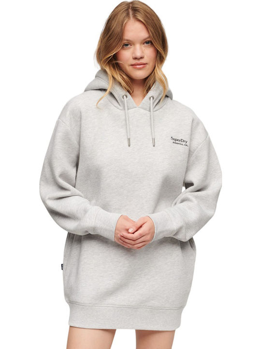 Superdry Мини Спортна Рокля Дълъг Ръкав С Качул...