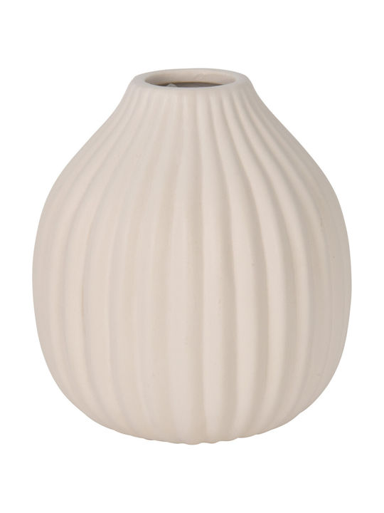 Vază Decorativă Ceramică Alb 12x14cm 1buc