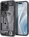 Spigen Ultra Hybrid Zero One (MagFit) Back Cover Σιλικόνης Μαύρο (iPhone 15 Pro)