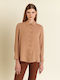 Women's Long Sleeve Shirt Beige