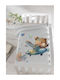 Piel SA Blanket Spanish Nursery Swaddling Blankets Velvet Gray 80x110cm