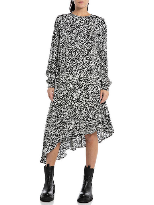 Midi Abendkleid Schwarz