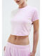 Juicy Couture Femeie Crop Tricou Roz