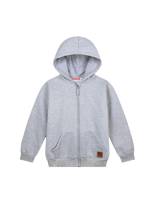 Energiers Kinder-Sweatjacke mit Kapuze Gray