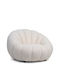 Afet Armchair White 94x89x61cm