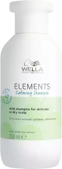 Wella Elements Calming Shampoos for Sensitive Scalp against Dandruff & Dry Scalp 250ml