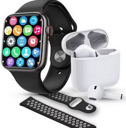 T55 Pro Max Aluminium Smartwatch με Παλμογράφο ...