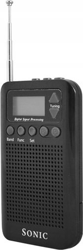 Sonic Gear R-9388 Φορητό Ραδιόφωνο Μπαταρίας Μαύρο