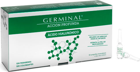 Germinal Anti-Aging Serum Gesicht mit Hyaluronsäure 30x1ml