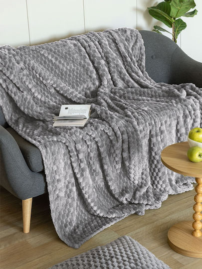 Palamaiki Aster Μονή 160x220εκ. Grey Palamaiki Aster Μονή 160x220εκ. Grey