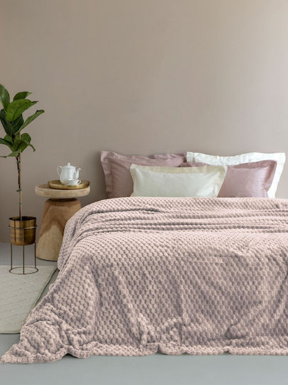 Palamaiki Aster Κουβέρτα Fleece Μονή 160x220εκ. Beige
