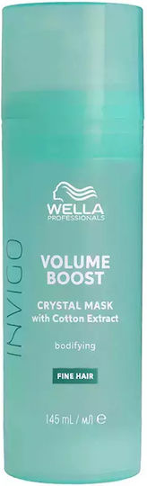 Wella Invigo Volume Boost Crystal Mask για Ενδυνάμωση 145ml